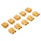 10 Pairs XT60 Male Female Bullet Connectors Plugs for RC Battery