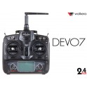 Walkera DEVO 7 7-Ch 2.4Ghz Telemetry Function Radio System w/ RX701 RX Set