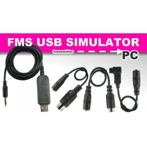 Reflex XTR USB Simulator 3D RC flying Practice cable