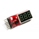 RC Model 2-6S Lithium Polymer Battery LED Tester