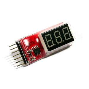 RC Model 2-6S Lithium Polymer Battery LED Tester