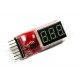 RC Model 2-6S Lithium Polymer Battery LED Tester